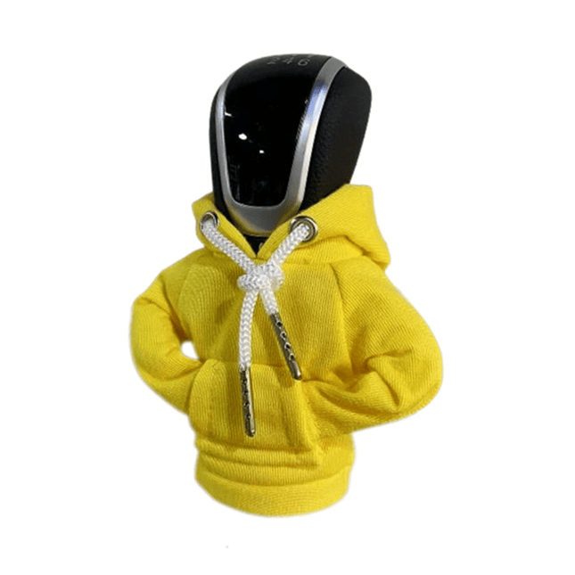 VCTparts Versnellingspook Hoes Hoodie Versiering voor de Schakel Pook Knop - Geel [Trui Sweater] NORGOS 5
