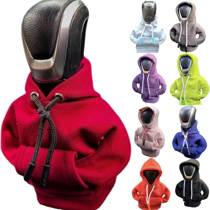 Versnellingspook Hoes Hoodie Versiering voor de Schakel Pook Knop - Grijs [Trui Sweater] - VCTparts.nl