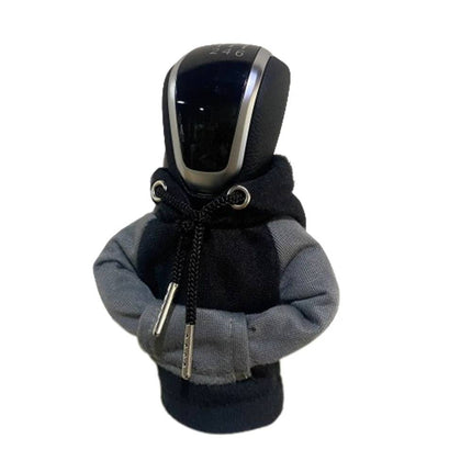 VCTparts Versnellingspook Hoes Hoodie Versiering voor de Schakel Pook Knop zwart Grijs [Trui Sweater] NORGOS 5