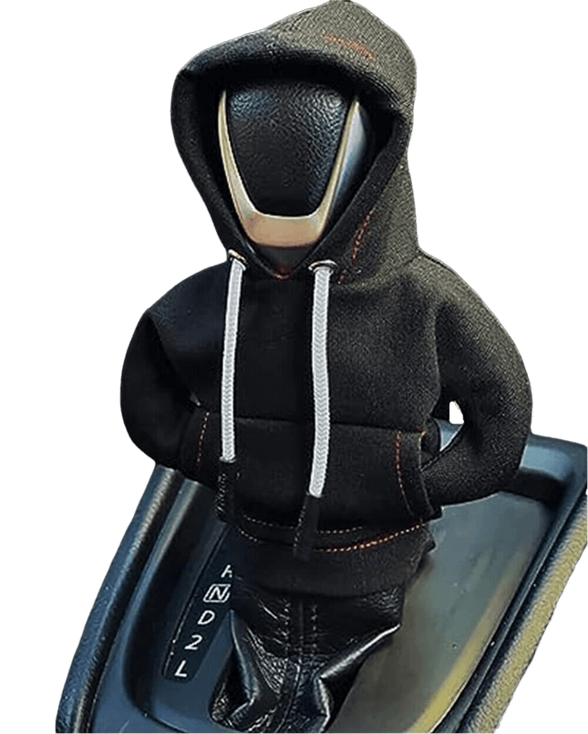 VCTparts Versnellingspook Hoes Hoodie Versiering voor de Schakel Pook Knop zwart [Trui Sweater] NORGOS 5
