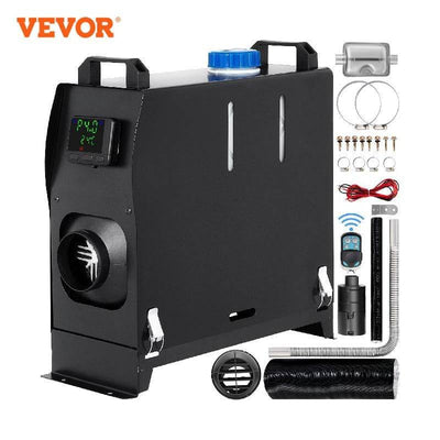 Vevor Dieselheizungsheizung 8 kW 12 V mit LCD -Bildschirm und Gehäuse