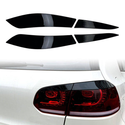 Volkswagen Golf 6 Rücklicht Angry Cheek Eyebrow Black (Set) Augenmitglied VW