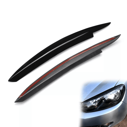 VCTparts Volkswagen Golf 6 Koplamp Booskijker Wenkbrauw Zwart(set) NORGOS 5