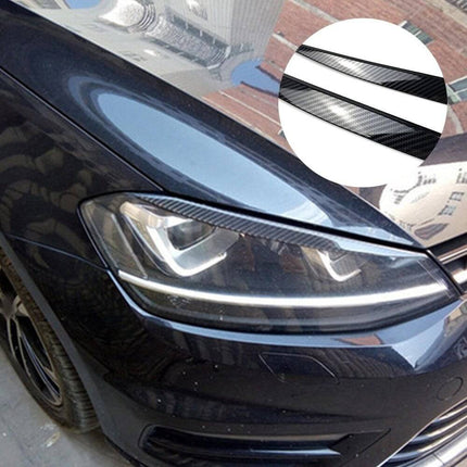 VCTparts Volkswagen Golf 7 Koplamp Booskijker Wenkbrauw Carbon (set van 2 stuks) NORGOS 2
