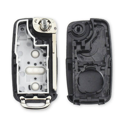 VCTparts Volkswagen Klapsleutel Afstandsbediening Behuizing 3 Knop 1998 - 2010 (excl. chip) NORGOS 5