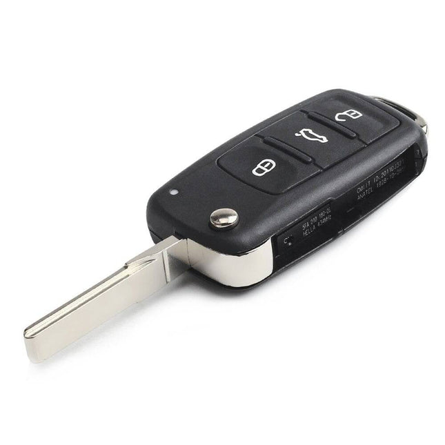 VCTparts Volkswagen Klapsleutel Afstandsbediening Behuizing 3 Knop 1998 - 2010 (excl. chip) NORGOS 2