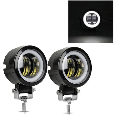 Wasserdichte runde LED -Scheinwerfer Lampen Offroad [Auto - LKW - Motor - Kofferraum] (Set)