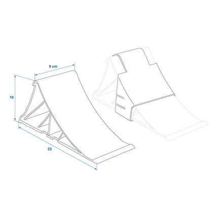 VCTparts Wielkeg Wielblok Klem Bandenstopper Rolstopper Incl. Houder Kunststof Zwart PAT Europe 7
