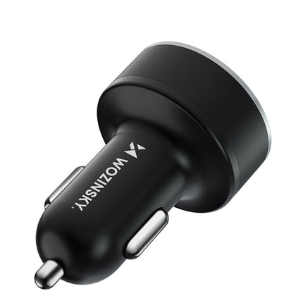 Wozinsky Wozinsky Auto Oplader 50W 2x USB - C 2x USB - A met Display en Snelladen 4 Poorten voor meerdere apparaten Hurtel 4