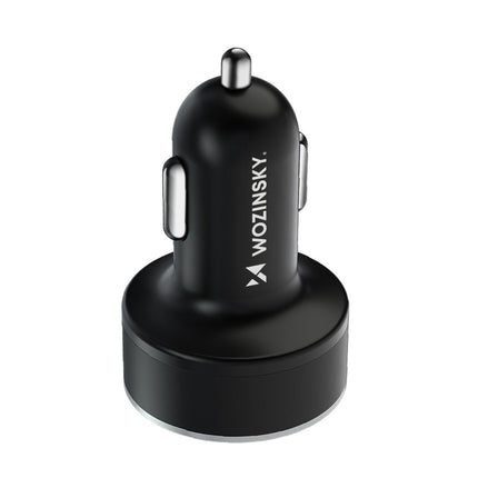 Wozinsky Wozinsky Auto Oplader 50W 2x USB - C 2x USB - A met Display en Snelladen 4 Poorten voor meerdere apparaten Hurtel 3