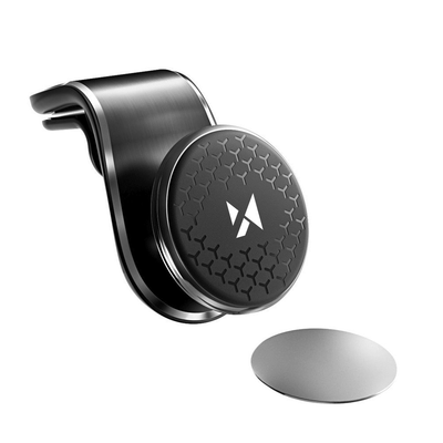 Wozinsky Auto Telefonhalter drehen Magnetische 360º -Lüftungsgrill -Clip schwarz