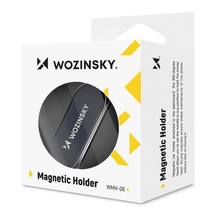 Wozinsky Wozinsky Auto Telefoonhouder Magnetisch Autodashboard 360º Zelfklevend Ovaal Zwart Hurtel 2
