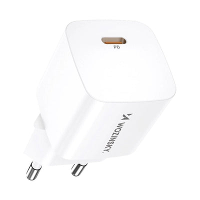 Wozinsky CMWCS USB-C PD 20W Schnellladegerät für die Steckdose, Weiß