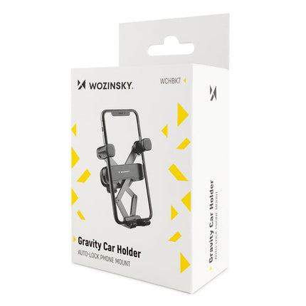 Wozinsky Wozinsky Gravity Telefoonhouder voor Auto Ventilatierooster Zwart Hurtel 6