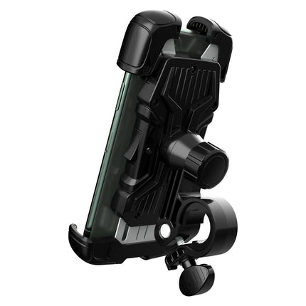 Wozinsky Wozinsky Universele Sterke Telefoonhouder voor Fiets / Motor / Scooter Extra Stevig Zwart Hurtel 9