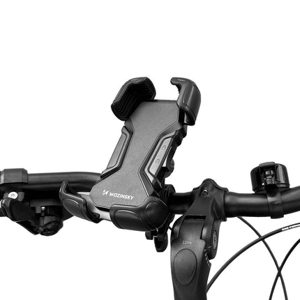 Wozinsky Wozinsky Universele Sterke Telefoonhouder voor Fiets / Motor / Scooter Extra Stevig Zwart Hurtel 10