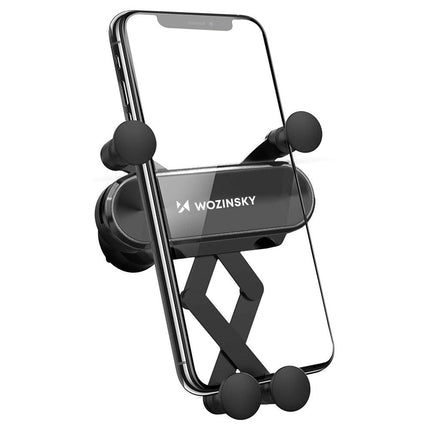 Wozinsky Wozinsky WCH - 05 Gravity Telefoonhouder voor Luchtrooster Auto Zwart Hurtel 2