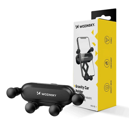 Wozinsky Wozinsky WCH - 05 Gravity Telefoonhouder voor Luchtrooster Auto Zwart Hurtel 5