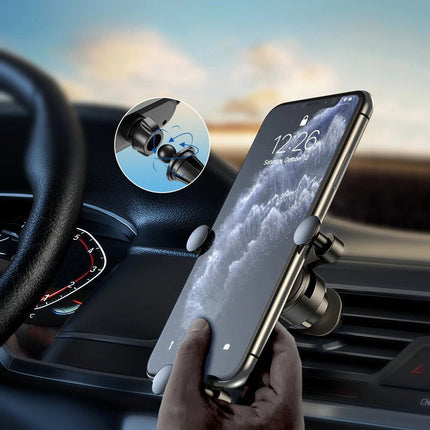 Wozinsky Wozinsky WCH - 05 Gravity Telefoonhouder voor Luchtrooster Auto Zwart Hurtel 11