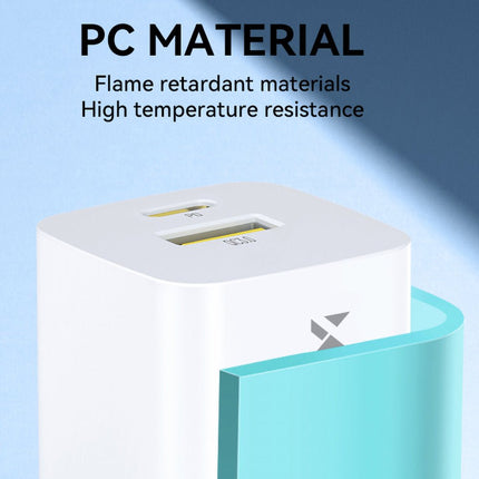 Wozinsky WWCEAC GaN USB A USB C 33W Snellader Voor Stopcontact Wit - VCTparts.nl