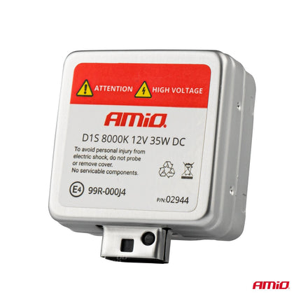 AMiO Xenon D1S 35W 8000K AMiO – IJsblauw Licht – Lange Levensduur – Plug en Play AMiO 2