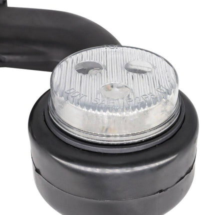 VCTparts Zijmarkeringslichten Gevarenverlichting led Rood Wit Elleboog (set) [Rubber - Vrachtwagen - Trailer] NORGOS 4