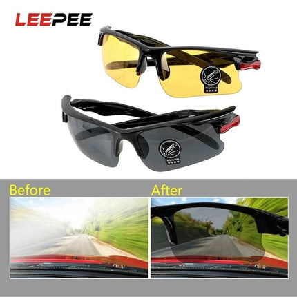 Zonnebril Nachtzicht Anti Spiegeling - Geel - VCTparts.nl