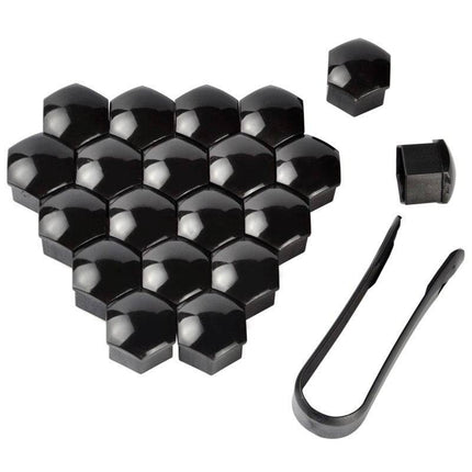 VCTparts Zwarte Wielbout Wielmoer Doppen Beschermende Afdekkapjes 20 stuks - 17mm (set) NORGOS 7