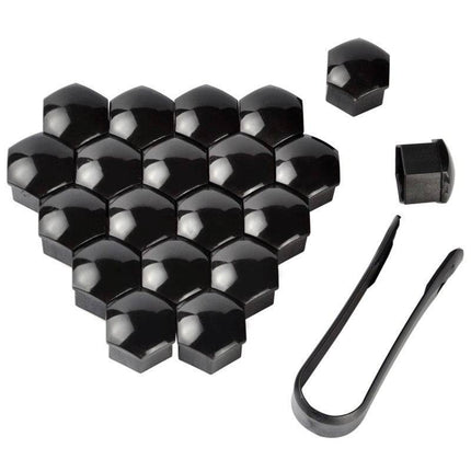 VCTparts Zwarte Wielbout Wielmoer Doppen Beschermende Afdekkapjes 20 stuks - 19mm (set) NORGOS 6
