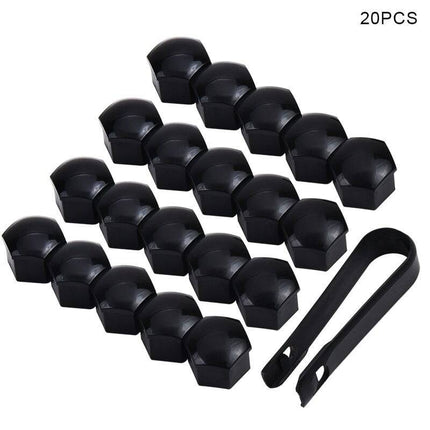 VCTparts Zwarte Wielbout Wielmoer Doppen Beschermende Afdekkapjes 20 stuks - 21mm (set) NORGOS 6