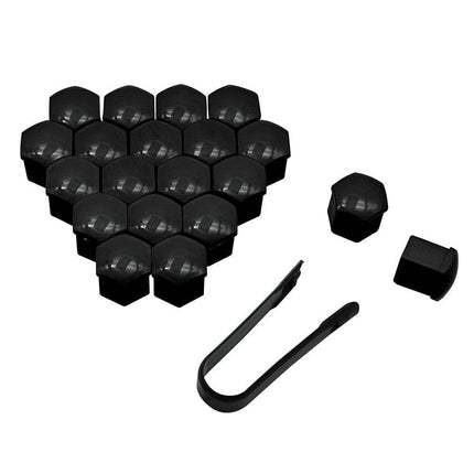VCTparts Zwarte Wielbout Wielmoer Doppen Beschermende Afdekkapjes 20 stuks - 21mm (set) NORGOS 4